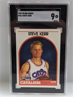 1989-90 NBA Hoops Steve Kerr RC #351 SGC 9