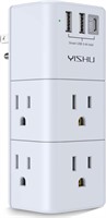 USB Multi Plug Outlet Extender - YISHU Surge Prote