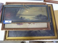 3 antique paintings (AS IS)