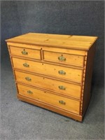 Vintage Oak Blanket Chest