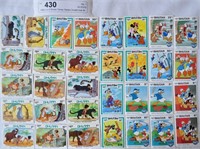 1980s Lot of Bhutan Disney Stamps Donald Duck Bir