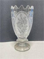 Crystal Vase 10 " Tall