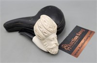 Tobacco Pipe - Carved, w/Case