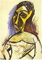 PABLO PICASSO Female Nude Limited Edition Giclee