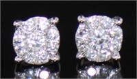 10kt Gold Brilliant 1/4 ct Diamond Stud Earrings