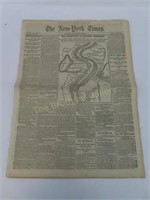 1862 New York Times Newspaper "The Surrender