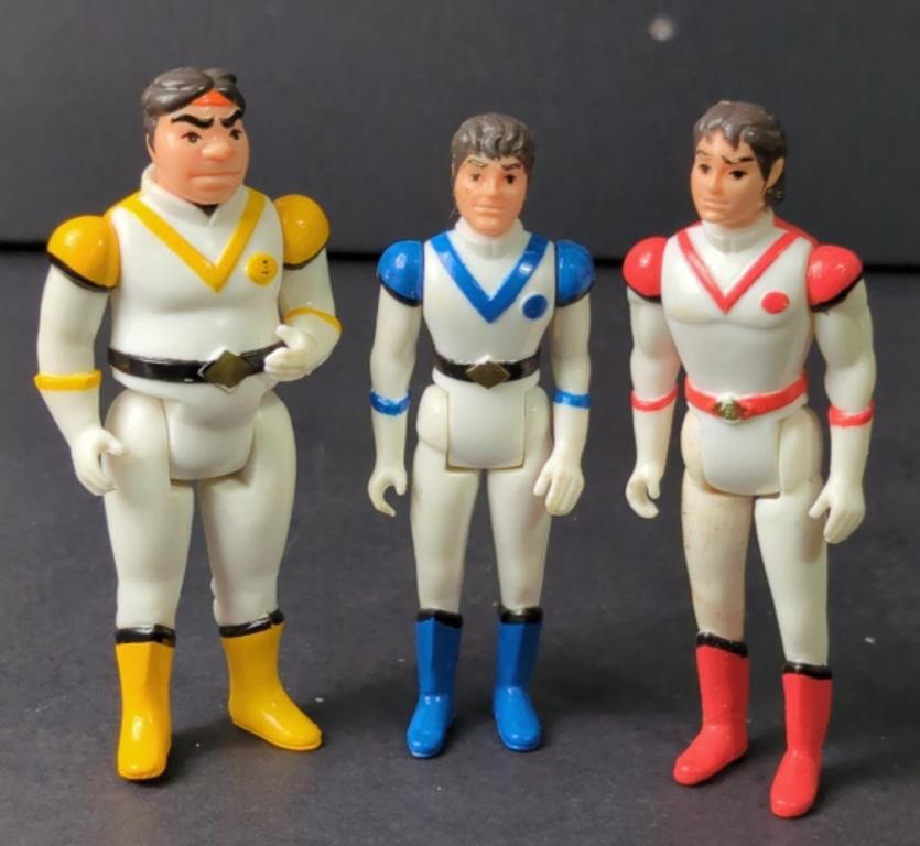 Voltron Hunk, Lance and Keith Figures 1984