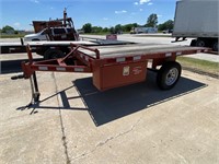 Single Axle Bumper Pull Flatbed Trailer 10ft x 6ft
