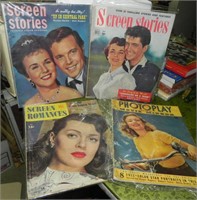 (4) 1950's Screen Stories, Screen Romances,