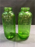 Owens, Illinois Refrigerator Water Juice Bottles