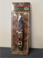 New spring assist knife Mossy Oak break up