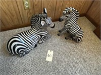2 Hand Made in Italy Zebras
