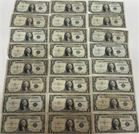 (24) 1935 $1 BLUE SEAL NOTES