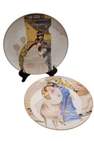 2pc Knowles Collectible Religious Plates