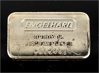 Coin 10 Troy oz. Silver Bar Engelhard