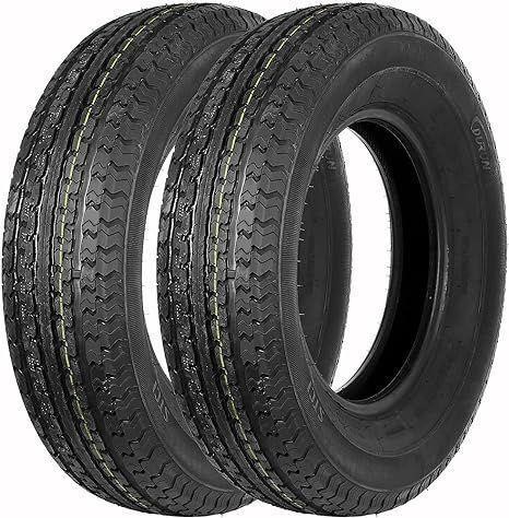 Set of 2 Durun ST205/75R15 Radial Trailer Tire