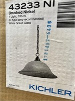 New 2-Kichler  Brushed Nickel  Ceiling Light With