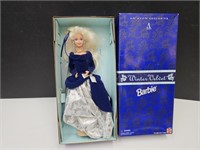 NIB Winter Velvet Barbie Doll Avon Exclusive