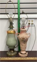 2 Vintage Lamps tested & work