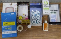 Lot of phone cases, sock locks and more