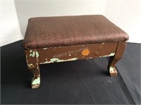 Footstool, 14" x  9 1/2" x 8" tall