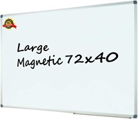 Lockways Large 72" x 40" Magnetic Dry Erase Board