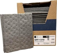 100/Box Extra Heavy Absorbent Pad 13" x 10"Grey