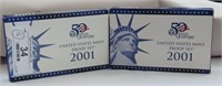 Two 2001 US Mint Proof Sets