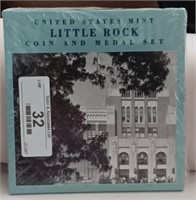 US Little Rock Coin & Medal Set