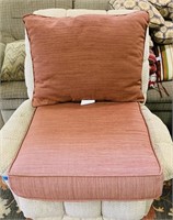 Big, Wide Outdoor chair cushion, Allen Roth