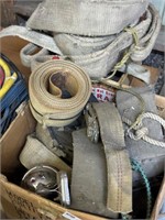 Lot of Straps and Rope, tow ropes
