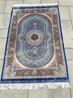 PERSIAN BLUE SILK CARPET