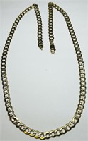 10KT YELLOW GOLD 14.05GRS 24 INCH LINK CHAIN