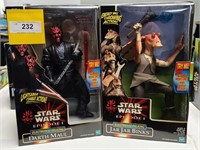 2 NIB STAR WARS EP. 1 ACTION FIGURES