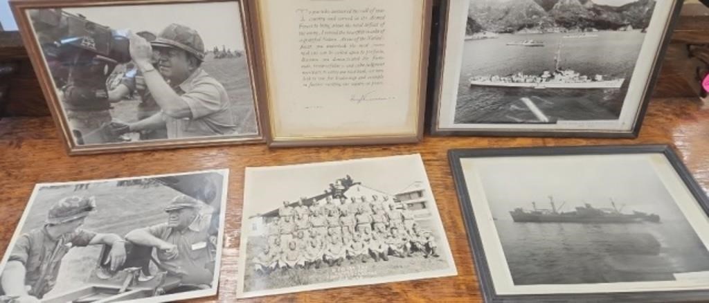 FORT RILEY AND MILITARY PHOTOS FRAMED