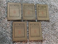 ROYCROFT BOOKS 5 LITTLE JOURNEYS BY ELBERT HUBBARD