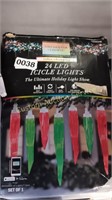 24 LED ICICLE LIGHTS