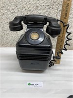 Vintage Black Crank Telephone