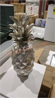 Silver pineapple decor