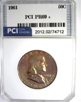 1961 Franklin PR69+ LISTS $575 IN 69