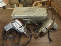 (2) Fairbanks Ward Drills w/ Metal Case -- Works!