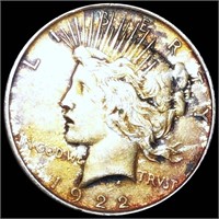 1922 Silver Peace Dollar XF