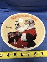 Collectible Norman Rockwell plate - Santa - A Drum