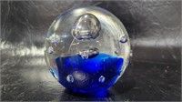 Cobalt Blue To Clear Controlled Bubble