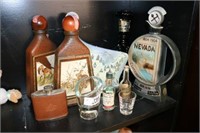 Beam Decanters Flask Shot Glass & Other Items