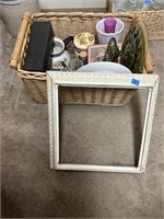Basket of Assorted Decorative Items