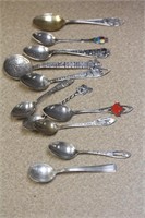 Lot of 11 Souvenir Spoons