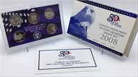 2008 U.S. Mint 50 State Quarters Proof Set