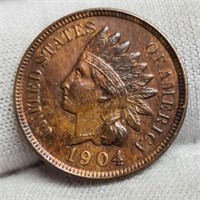 1904 Indian Head Cent MS64 RB High Grade