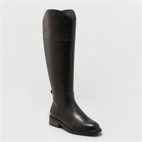 Women's Sienna Tall Dress Boots, Black 7 $32
